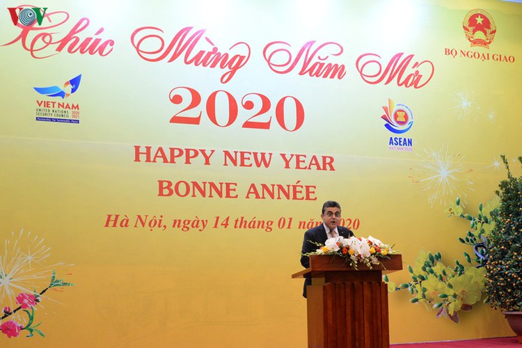 diplomatic representatives hosted by deputy pm at new year banquet hinh 7