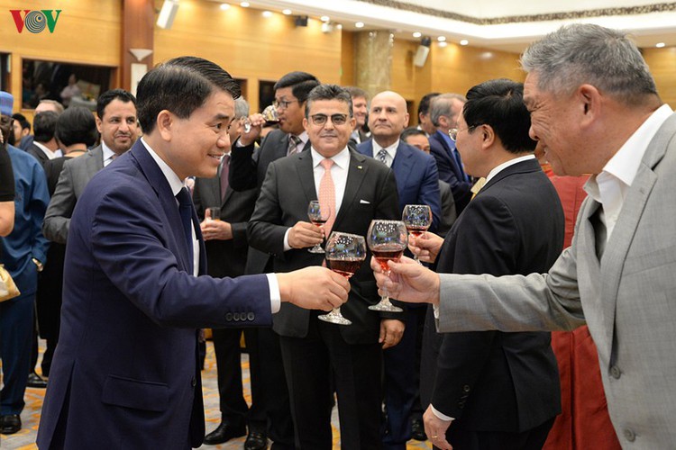 diplomatic representatives hosted by deputy pm at new year banquet hinh 9