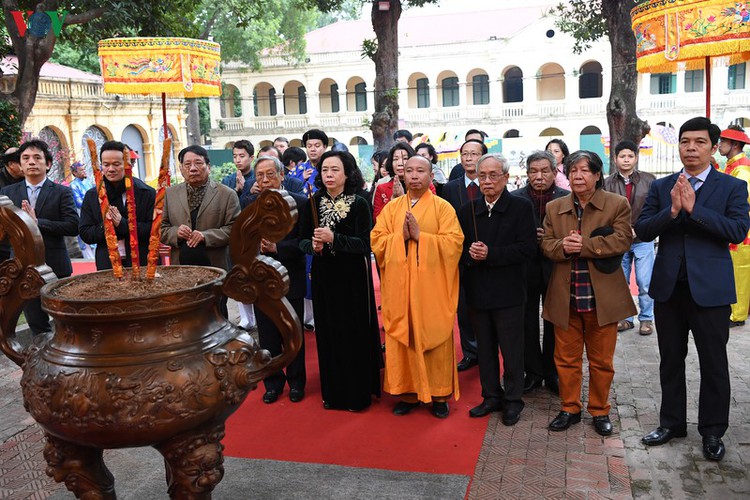 thang long relic site hosts re-enactments of traditional tet rituals hinh 1