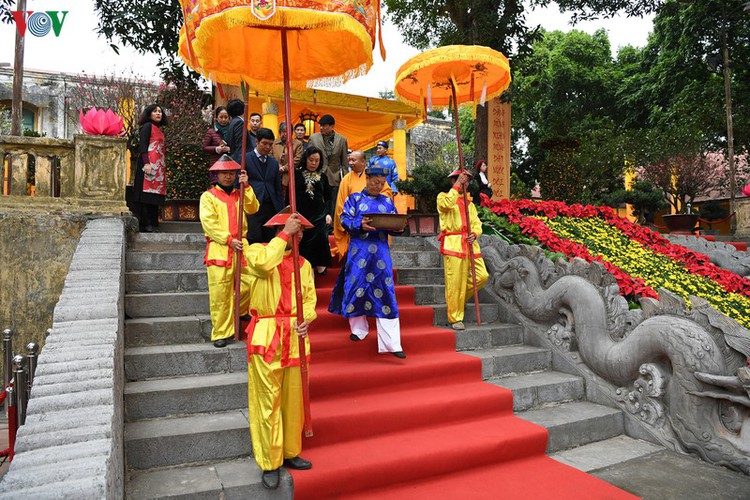 thang long relic site hosts re-enactments of traditional tet rituals hinh 4