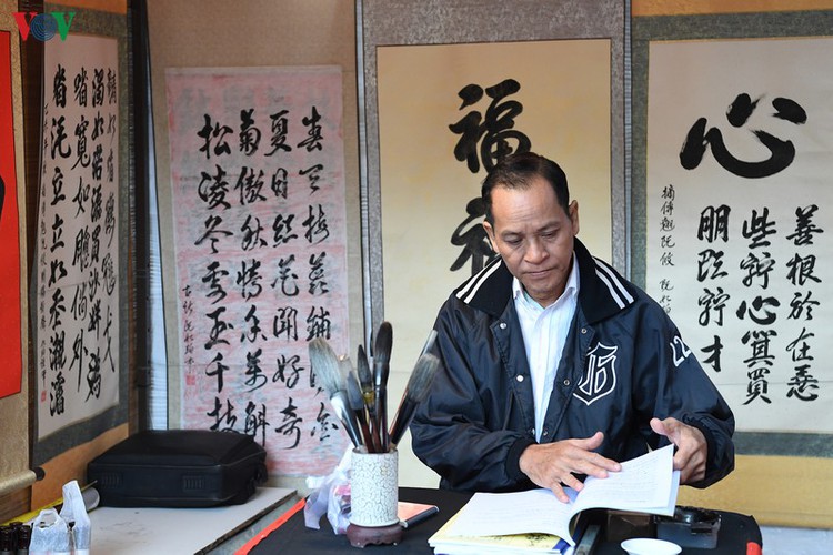 hanoi calligraphy festival set to run during tet hinh 13