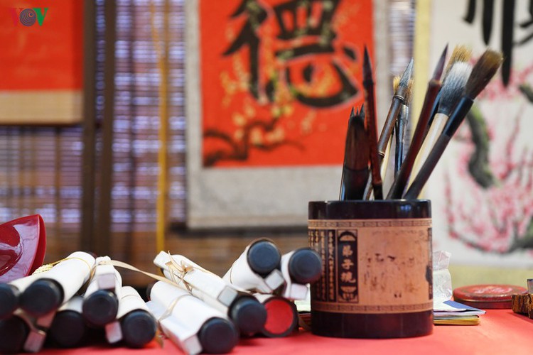 hanoi calligraphy festival set to run during tet hinh 15