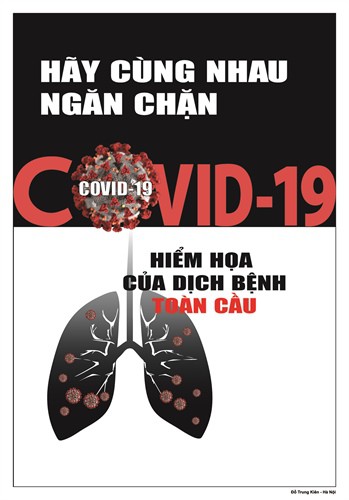 public posters about fight against covid-19 unveiled hinh 10