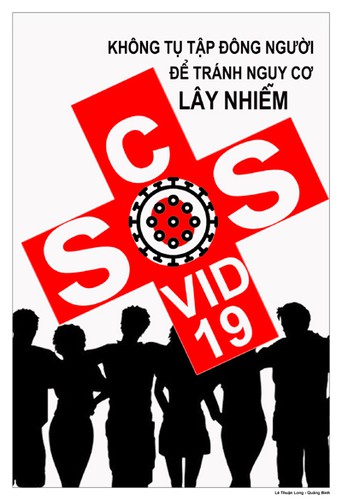 public posters about fight against covid-19 unveiled hinh 3