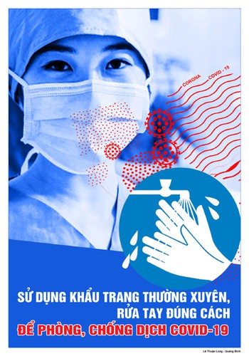 public posters about fight against covid-19 unveiled hinh 9