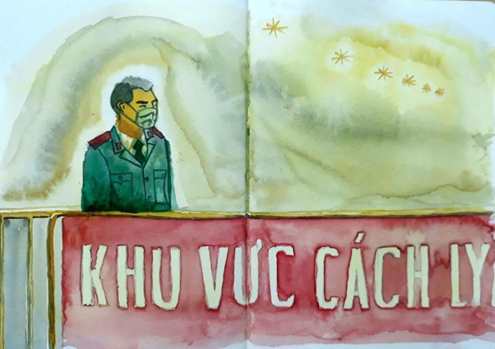 isolation in covid-19 fight brought to life through sketches hinh 4