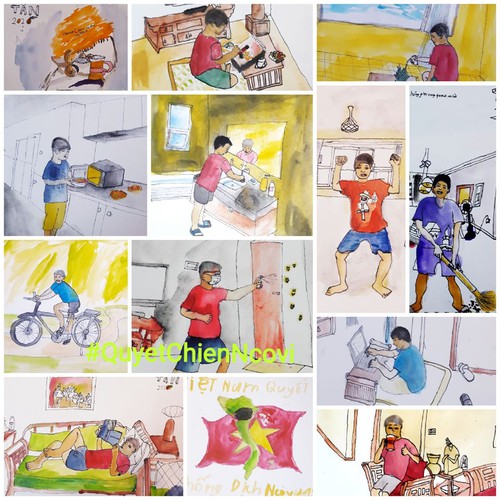 isolation in covid-19 fight brought to life through sketches hinh 6