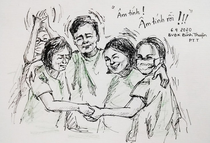 students submit heartfelt sketches to mark covid-19 fight hinh 7