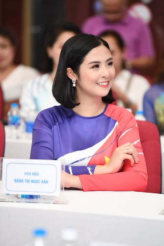 beauty queens shine in ao dai bearing images of national sea and islands hinh 13