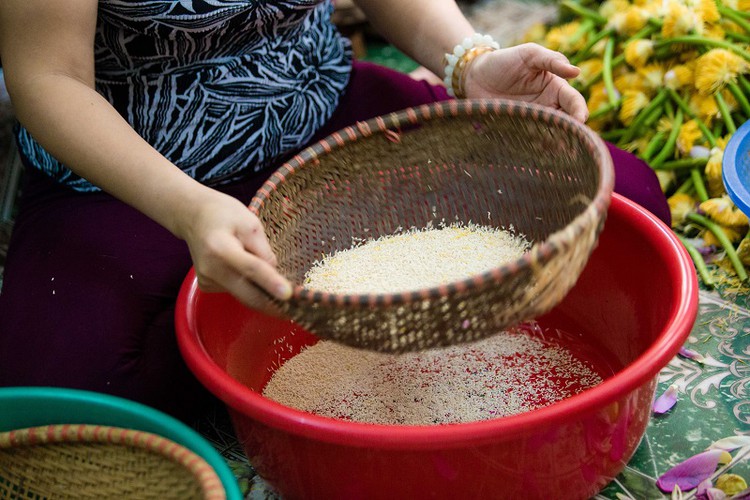 how hanoi’s lotus-scented tea is made hinh 8