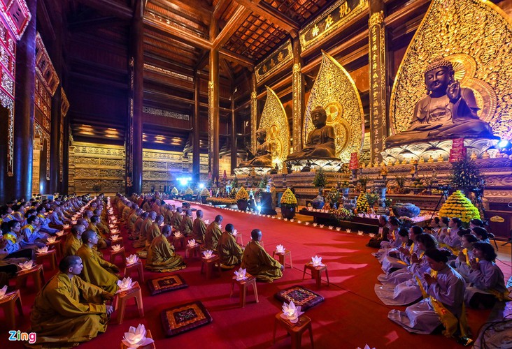 lotus-shaped lanterns form vietnamese map in tribute to fallen soldiers hinh 2