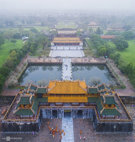 a view of hue’s stunning architecture amid foggy conditions hinh 3