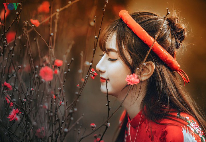 crowds flock to nhat tan flower village as tet draws near hinh 9