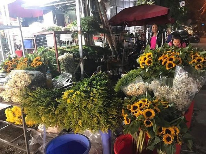 hanoi's largest flower market enjoys bustling atmosphere ahead of tet hinh 6