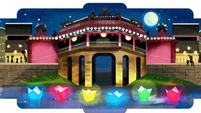 Hoi An Lantern Full Moon Festival receives tribute on Google homepage