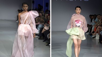 Vietnamese designer Tran Hung showcases new designs at London Fashion Week