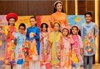 Miss Vietnam Ngoc Han unveils new Ao Dai collection in Saudi Arabia