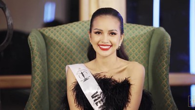 Vietnam's Ngoc Chau wins first round of SupraChat segment at Miss Supranational 2019