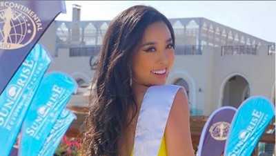 Thuy An puts in confident display at swimsuit segment of Miss Intercontinental