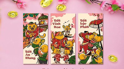 Unique lucky money envelopes available for Tet