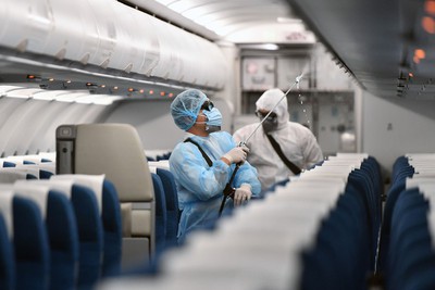 All Vietnam Airlines aircraft disinfected for international flights