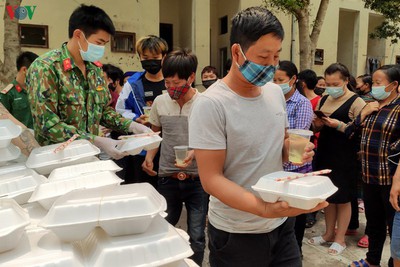 Soldiers rise to challenge of caring for people in quarantine