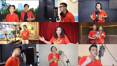 Hundreds of artists, doctors, soldiers join in “Proud of Vietnam” music video