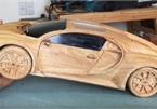 Amazing Vietnamese wooden car models hit foreign headlines