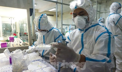 Hard-working technicians at Da Nang lab seek COVID-19 infection cases