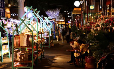 Nguyen Van Binh Book Street in HCM City hosts vibrant Tet atmosphere