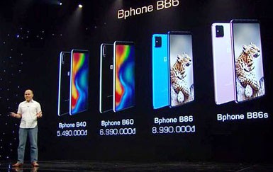 Latest versions of Made-in-Vietnam Bphone launched
