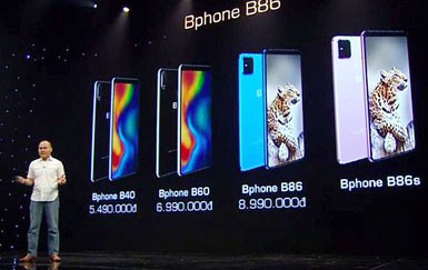 Latest versions of Made-in-Vietnam Bphone launched