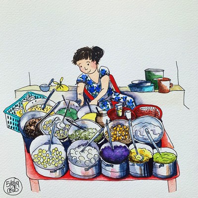 Hoi An as seen through the sketches of an Australian tourist