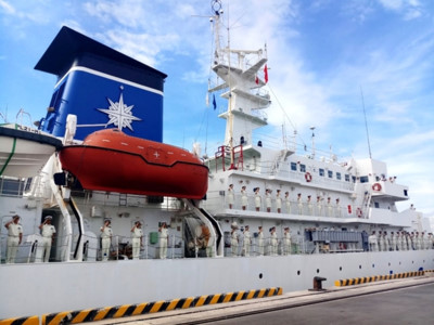 Japan Coast Guard ship visits Danang