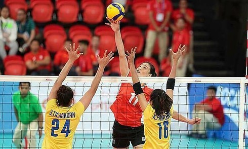 vietnam women's volleyball team ascends world ranking hinh 0
