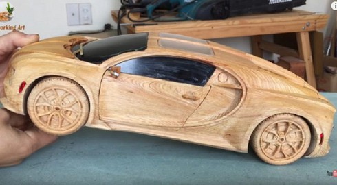 amazing vietnamese wooden car models hit foreign headlines hinh 0