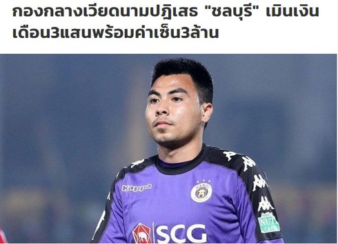 hanoi fc midfielder refuses thai league offers for europe goal hinh 0