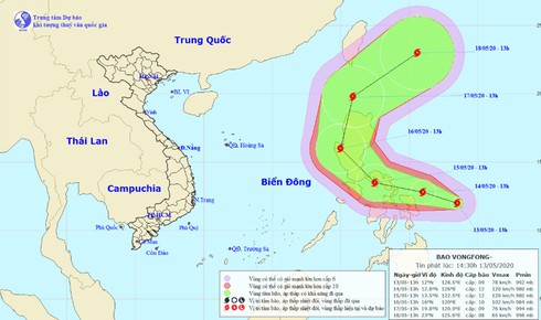 potential emerges for typhoon vongfong to enter east sea hinh 0