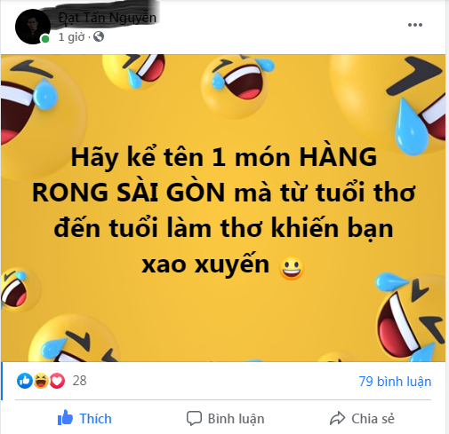 Nhiều bạn trẻ khởi xướng phong trào ủng hộ hàng rong trên mạng xã hội để đá xéo phát ngôn mang tính miệt thị của nam MC.