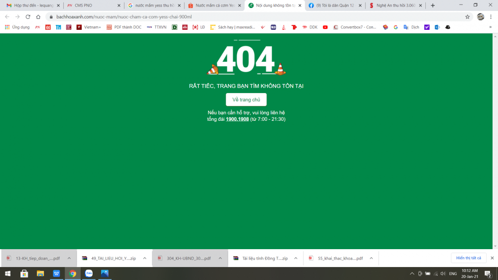 Sản phẩm nước mắm Yess cũng đã bị tháo xuống trên trang điện tử Bách hóa Xanh