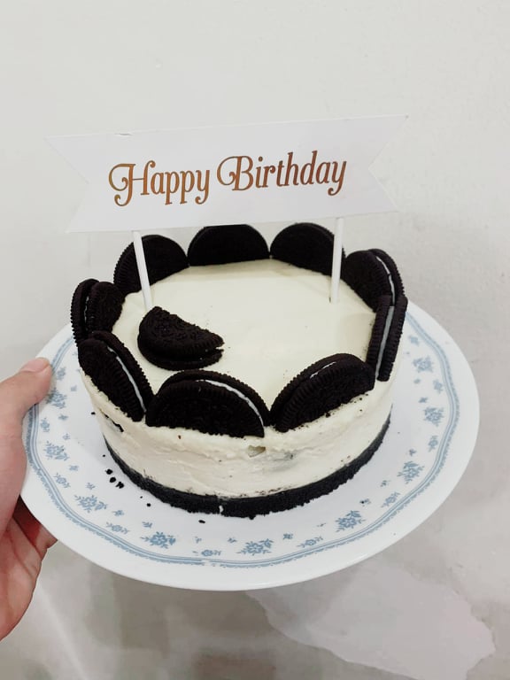 Chiếc bánh oreo cheese cake ngon thần thánh