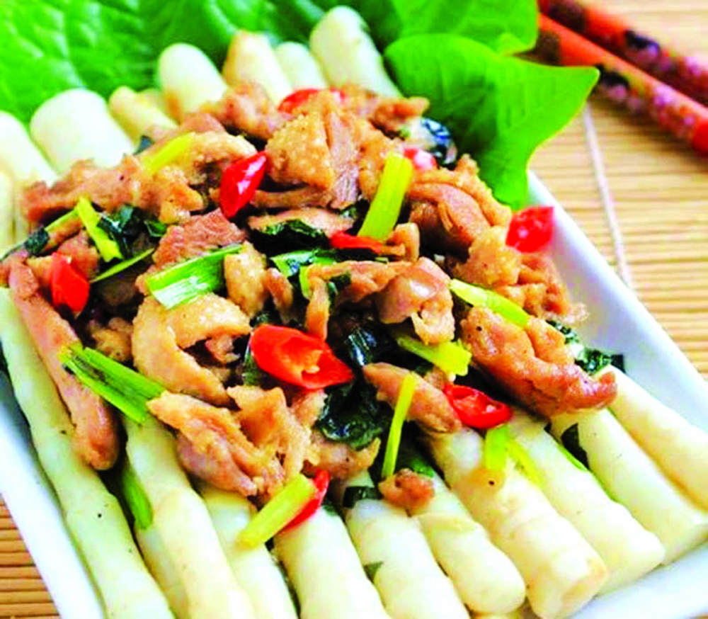 Thịt vịt xáo măng Yên Tử