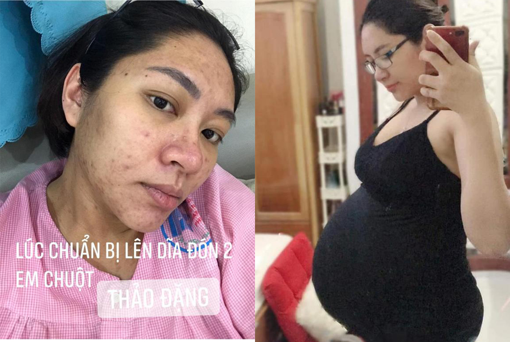 Sắc vóc của Đặng Thu Thảo khi mang bầu