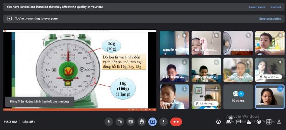 Những tiết học trực quan của một số trường tư khi ứng dụng công nghệ thông tin trong dạy học trực tuyến - ẢNH: ĐẠI MINH