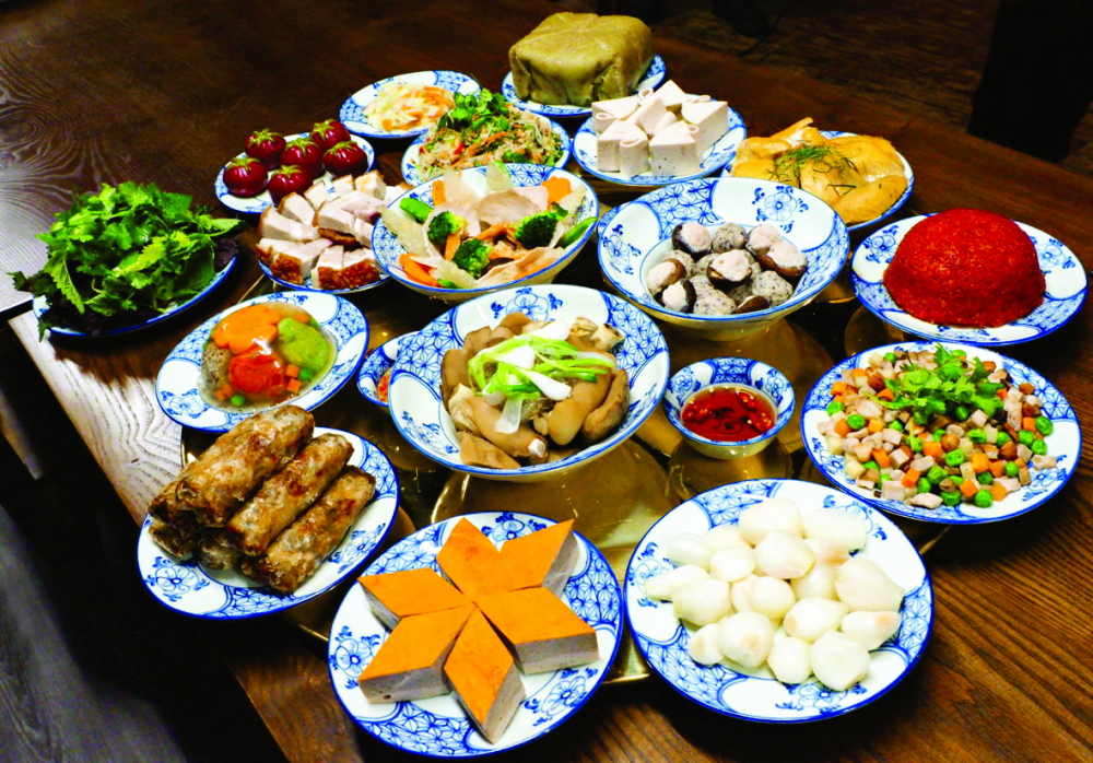 Mọc vân ám trong mâm cỗ tết miền Bắc