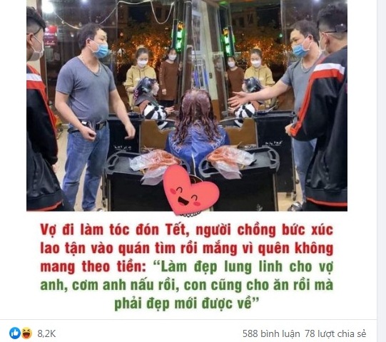 Ông chồng hot nhất năm đây rồi! Ảnh facebook