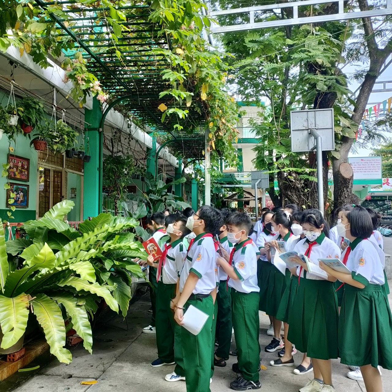 Học sinh lớp 6 Trường THCS Hà Huy Tập (Q.Bình Thạnh) được học các tiết học trải nghiệm độc đáo, thú vị