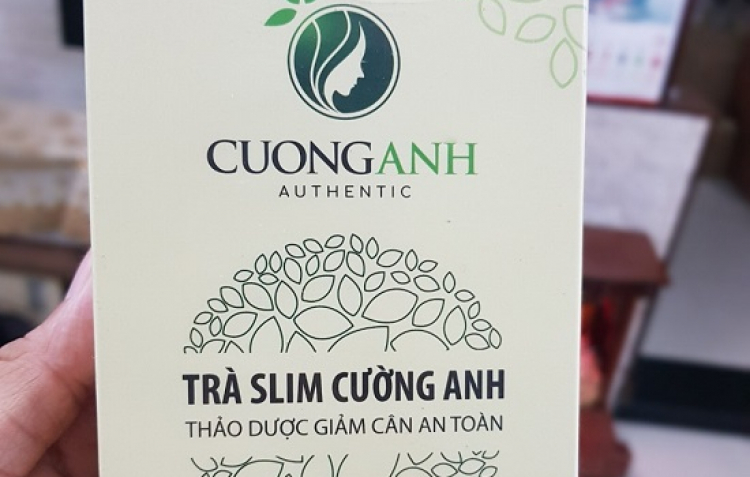 Cảnh báo không sử dụng lô trà giảm cân Slim Cường Anh