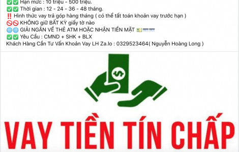 Cảnh giác với các dịch vụ 'hỗ trợ nợ xấu'