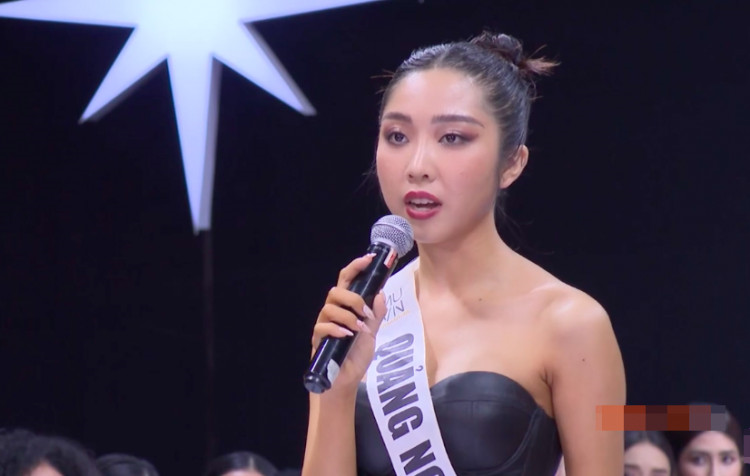 The “speaking machine” at Miss Universe Vietnam 2022 was suddenly eliminated